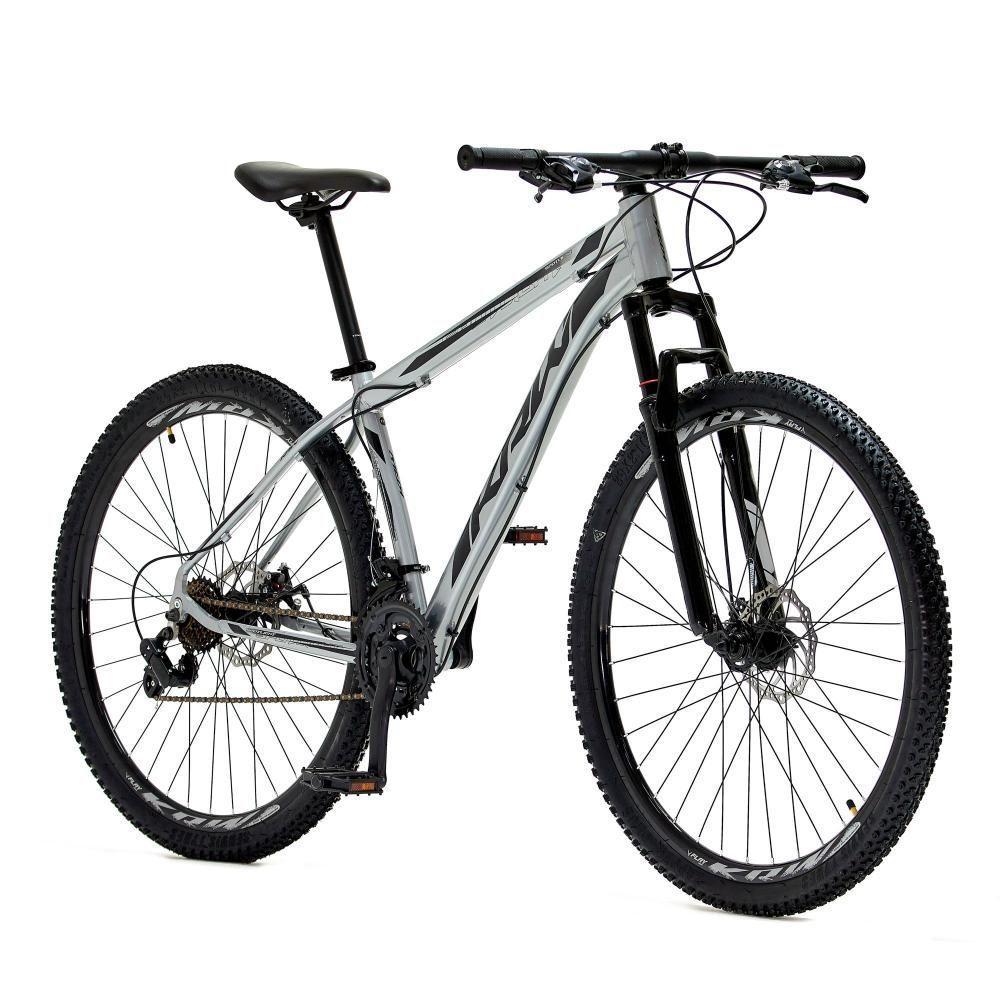Bicicleta Aro 29 Krw Alumínio 24 Vel Freio A Disco Suspensão Dianteira S1 15.5 Prata-Preto - 6