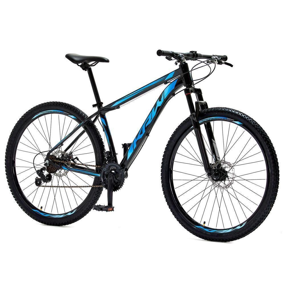 Bicicleta Aro 29 Krw Alumínio 24 Vel Freio A Disco Suspensão Dianteira S1 15.5 Preto-Azul - 6