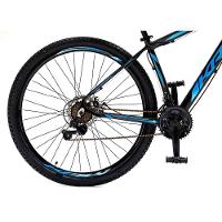 Bicicleta Aro 29 Krw Alumínio 24 Vel Freio A Disco Suspensão Dianteira S1 19 Preto-Azul - 5