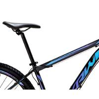 Bicicleta Aro 29 Krw Alumínio 24 Vel Freio A Disco Suspensão Dianteira S1 17 Preto-Azul E Roxo - 7