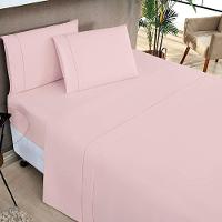 Jogo De Cama Elegance King 04 Peças - Rosa. - 1