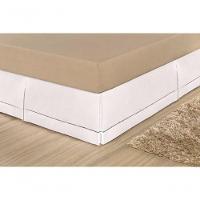 Saia Para Cama Box Solteiro Juliana - Branco - 1