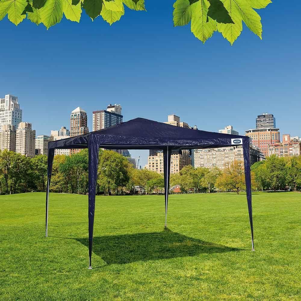 Tenda Praia Gazebo 3x3m Rafia Com Bolsa De Transporte Mor Azul - 5