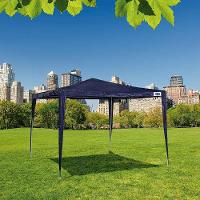 Tenda Praia Gazebo 3x3m Rafia Com Bolsa De Transporte Mor Azul - 5