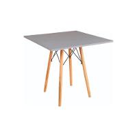 Mesa De Jantar Quadrada Eames Eiffel 80 Cm Cinza - 1