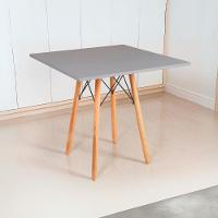 Mesa De Jantar Quadrada Eames Eiffel 90 Cm Cinza - 3
