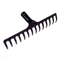 Ancinho Leve 14 Dentes Aço Com Cabo - Tramontina - 1