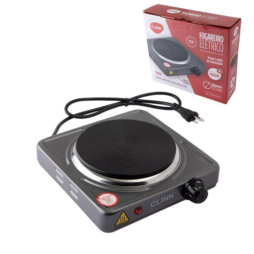 Fogareiro Elétrico 1 Boca 1000w 127v Clink - 1