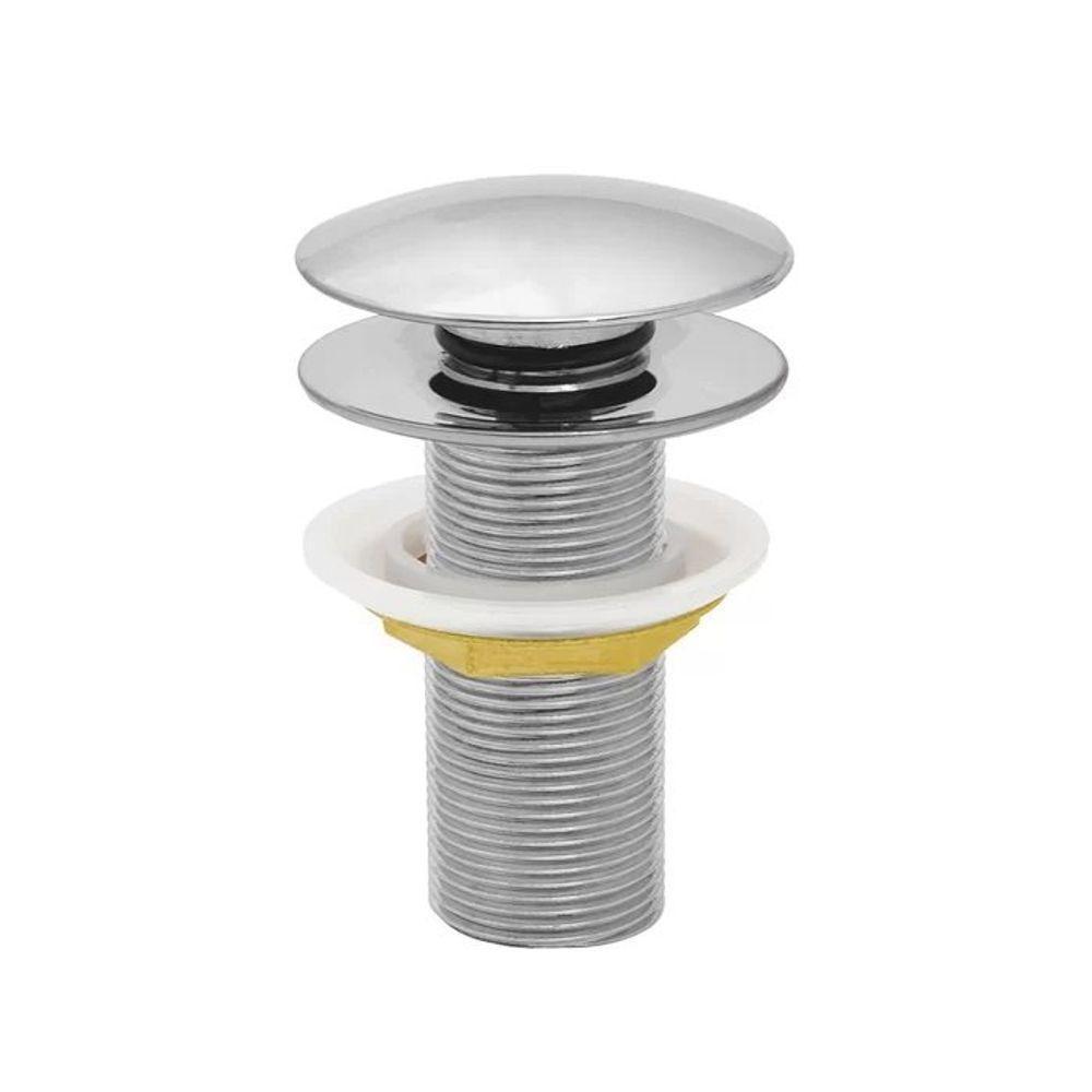 Válvula Lavatório Click Tampa Externa 7-8 Cromado - Brazhu - 1