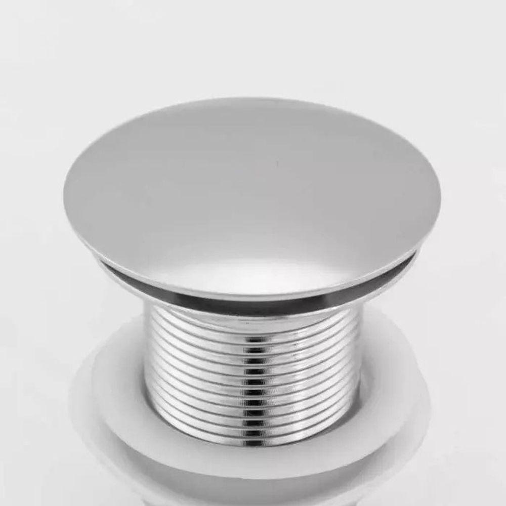 Válvula Lavatório Click Tampa Externa 7-8 Cromado - Brazhu - 4