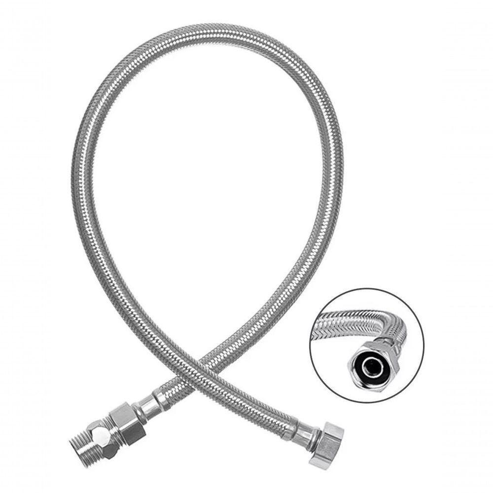 Engate Flexivel Inox Traçado 60 Cm Niple Solto - Brazhu - 4