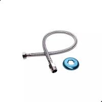 Engate Flexivel Inox Traçado 60 Cm Niple Solto - Brazhu - 3