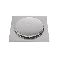 Ralo Cick Quadrado 10x10cm Inox - Brazhu - 1