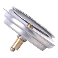 Ralo Cick Quadrado 10x10cm Inox - Brazhu