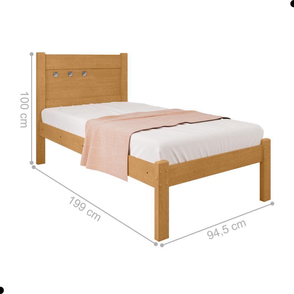 Cama De Solteiro Flex Guaraci Naturalle Off White - 2