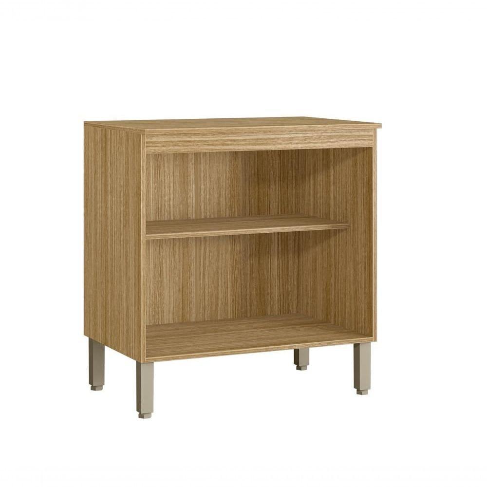 Balcão De Cozinha 2 Portas 0,80 Cm Com Tampo Ametista Kits Parana Freijó Supremo - 3