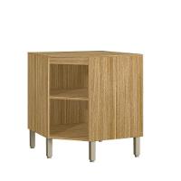 Balcão De Cozinha De Canto Oblíquo Com Tampo Ametista Kits Parana Freijó Supremo - 3