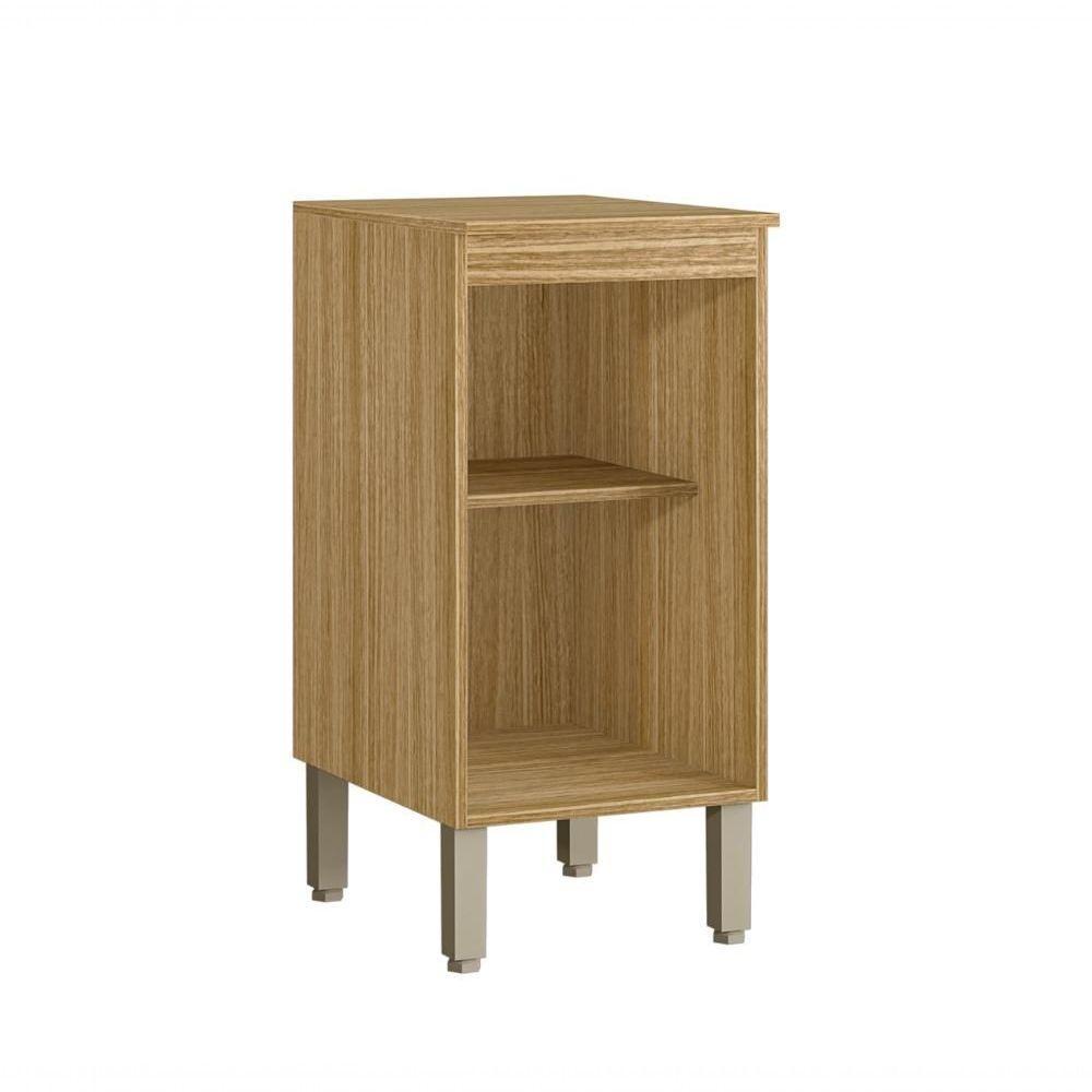 Balcão De Cozinha 1 Porta 0,40 Cm Com Tampo Ametista Kits Parana Freijó Supremo - 3