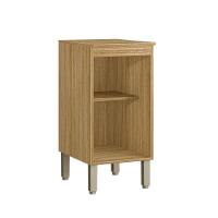 Balcão De Cozinha 1 Porta 0,40 Cm Com Tampo Ametista Kits Parana Freijó Supremo - 3