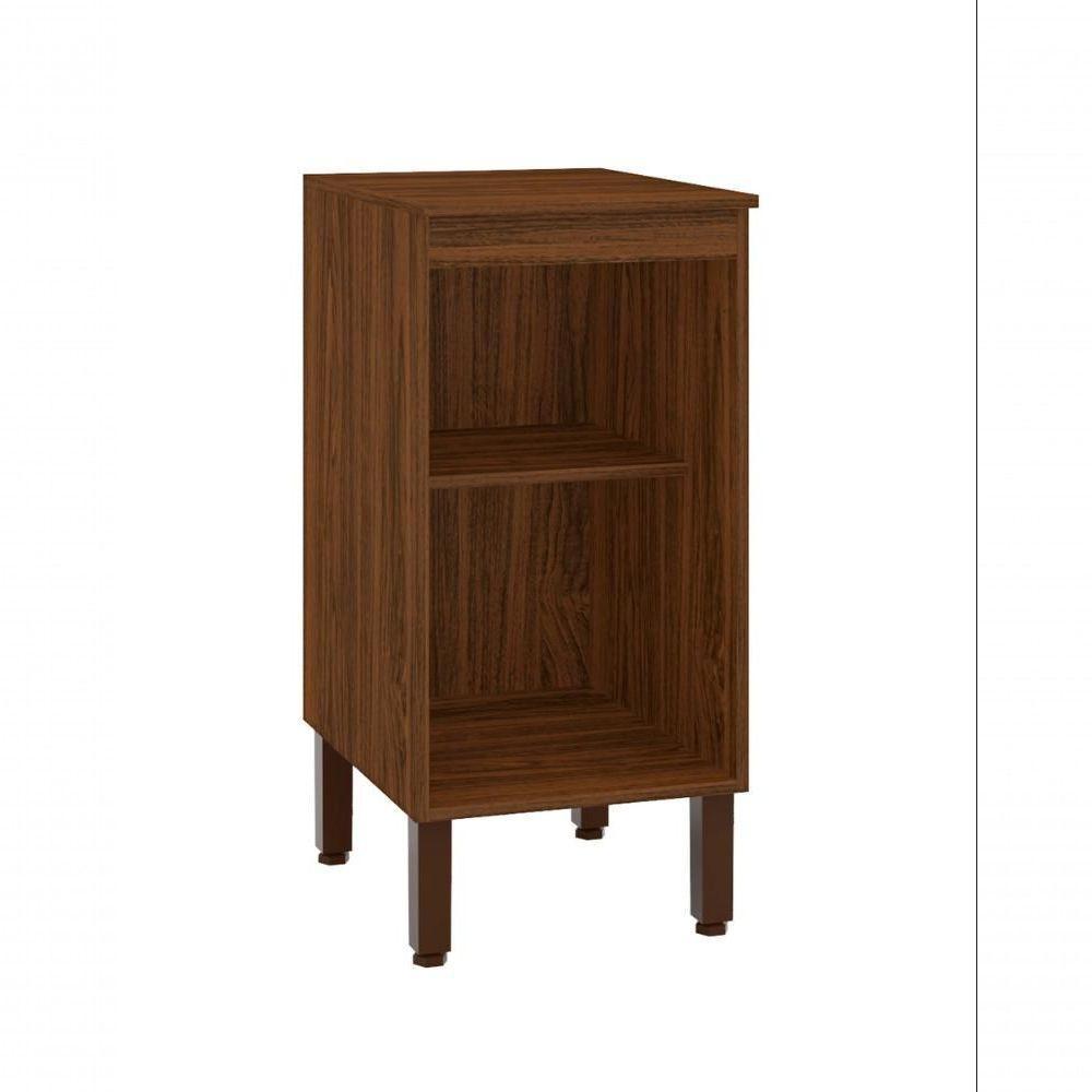 Balcão De Cozinha 1 Porta 0,40 Cm Com Tampo Ametista Kits Parana Nogueira Off White-tpnogueira - 2