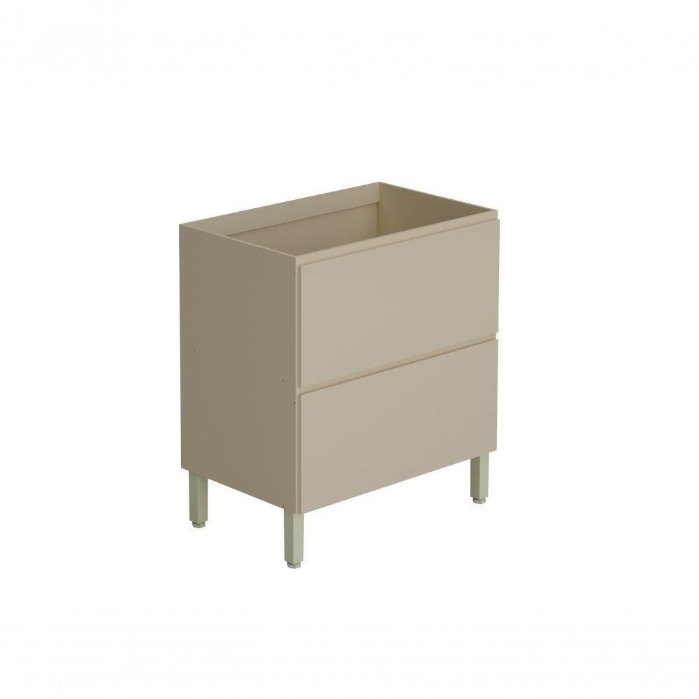 Balcao De Cozinha 1 Porta Bascular 1 Gaveta 0,80 Cm Art Kits Parana Vanilla-vanilla - 1