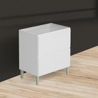 Balcao De Cozinha 1 Porta Bascular 1 Gaveta 0,80 Cm Art Kits Parana Branco-artico - 2