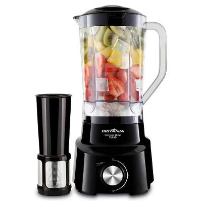 Liquidificador Britânia Diamante 800 Com 4 Velocidades E Jarra 2,6 Litros Preto 110V