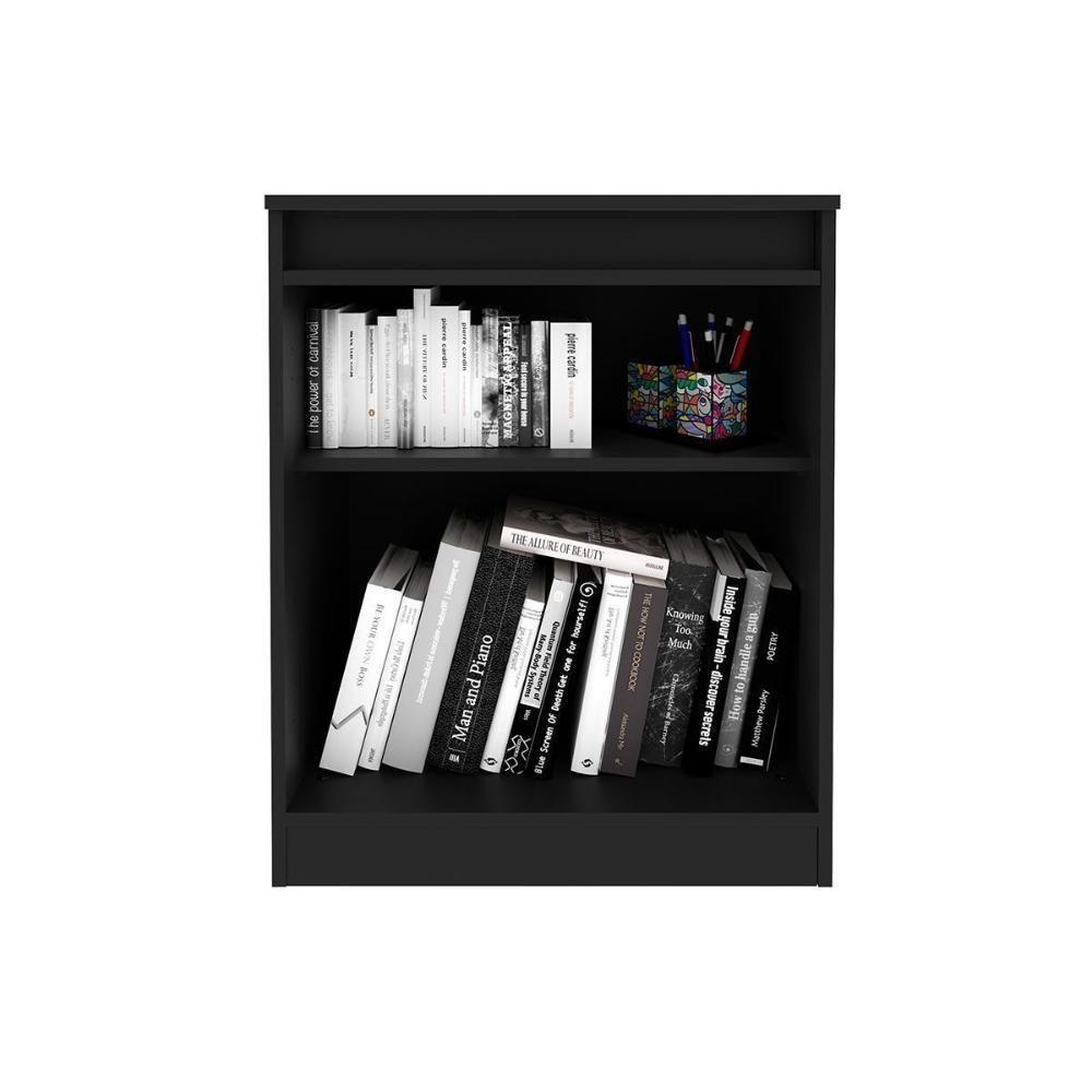 Balcão de Escritório ME4149 c/ 2 Portas c/ Chave Amêndoa - Tecno Mobili - 3