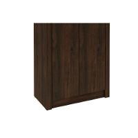 Armário de Escritório ME4105 c/ 2 Portas Preto - Tecno Mobili - 3