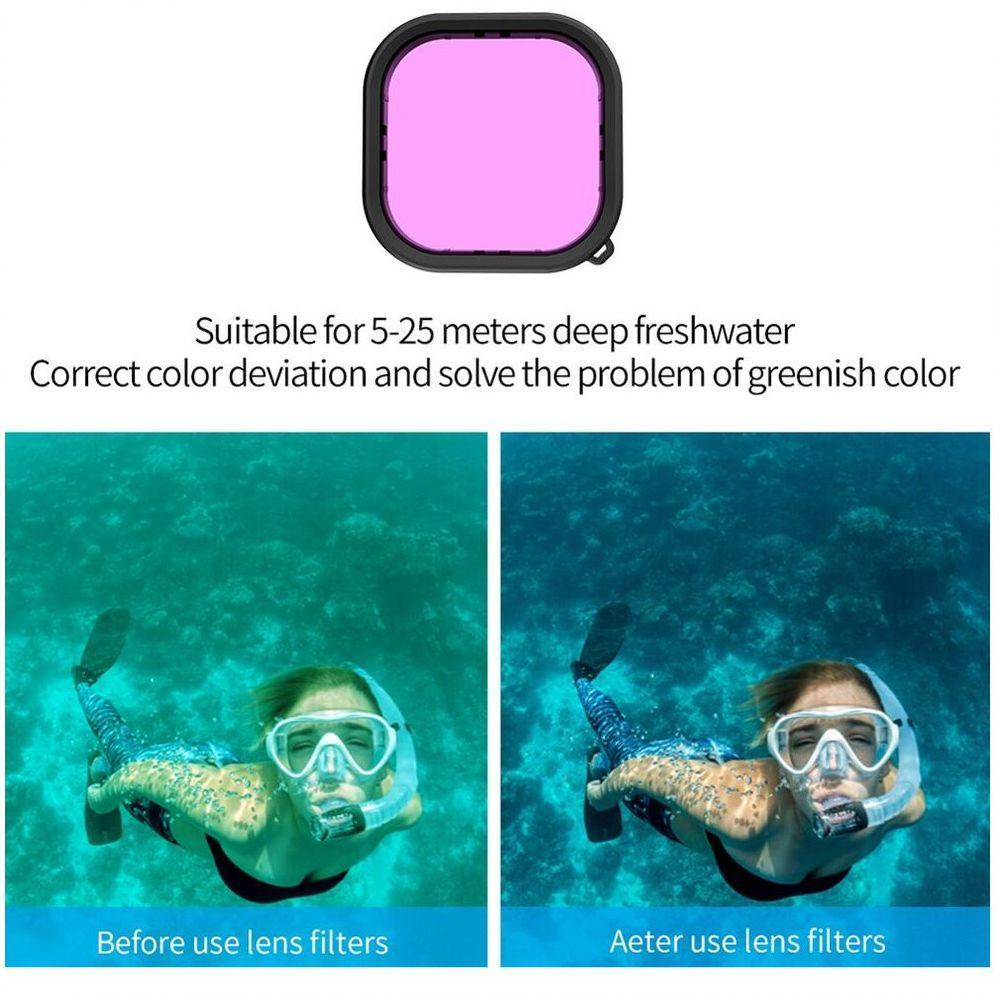 Filtro Mergulho Magenta para GoPro 9, 10 e 11 Black - 3