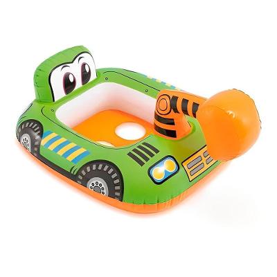 Boia Bote Inflável Infantil Retroescavadeira Praia Piscina 86cm