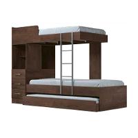 Beliche Multifuncional Plus c/ 3 Gavetas c/Auxiliar Jatoba/Atacama - Santos Andirá - 1