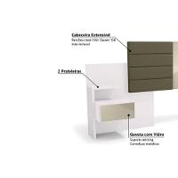 Cabeceira Cama Box Madeirado Cor Canela Casal/Queen G290 2Gavs Canela - Kappesberg - 7