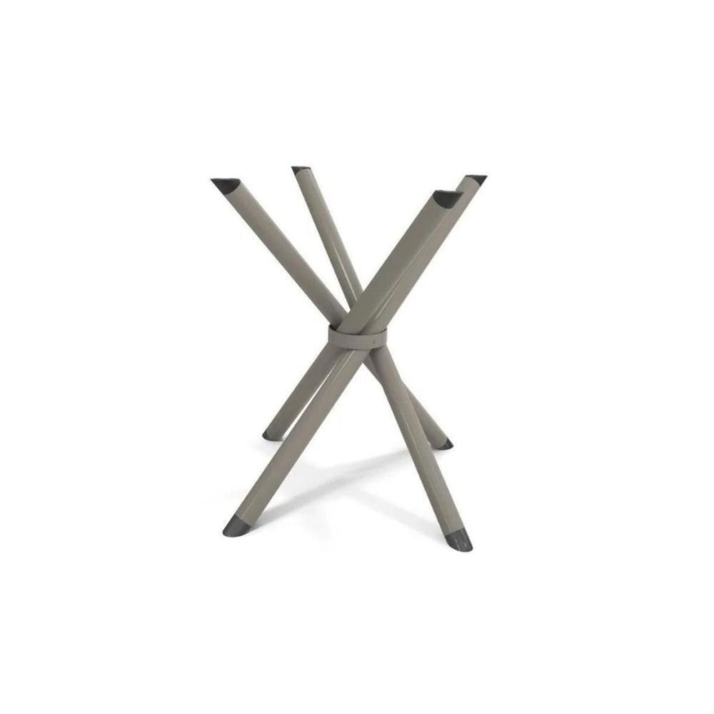 Base de Mesa p/ Cozinha Volga M008 Aço Cromado s/ Tampo Niquel - Kappesberg - 1