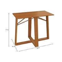 Base de Mesa p/ Cozinha Elma BAM010-CA Madeira Maciça s/ Tampo Carvalho - Kappesberg - 5