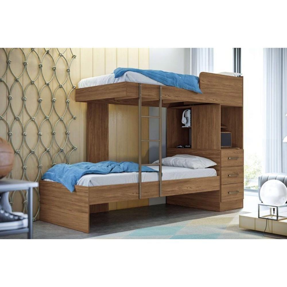 Beliche Havana Plus c/ 3 gavetas Jatoba - Santos Andirá - 1