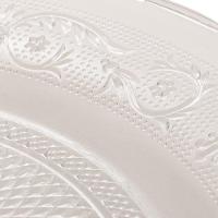 Jogo 8 Pratos Rasos De Jantar De Vidro Angel 25,5cm Lyor - 5