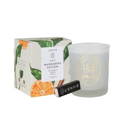 Vela Perfumada Mandarina Ceylon Lenvie 210g