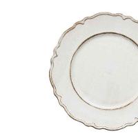 Sousplat Patinado Plástico Moon Branco Lyor 33cm - 3