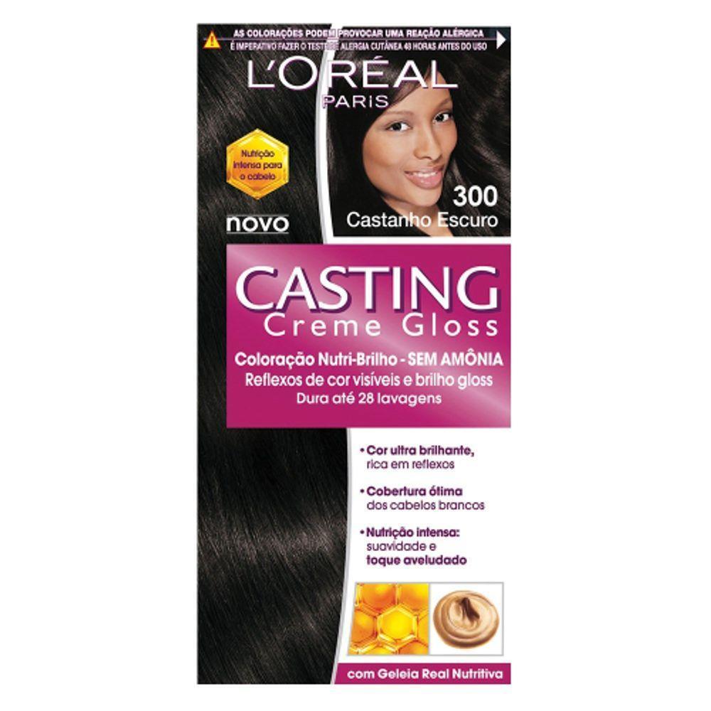 Tintura Casting Creme Gloss 300 Castanho Escuro - 1