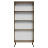 Cristaleira 70 Cm 2 Portas De Vidro Com Pés Cônicos Rustic/marrom Madesa Rustic/marrom - 2