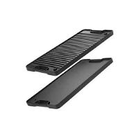 Chapa de Ferro Dupla Face Lisa e Estriada 50x25 Cm - 1