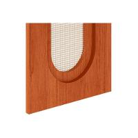 Mesa de Sala Jantar Valentina c/Tampo Madeirado Vidro 130x80cm Cinamomo/Off White - Cimol - 2