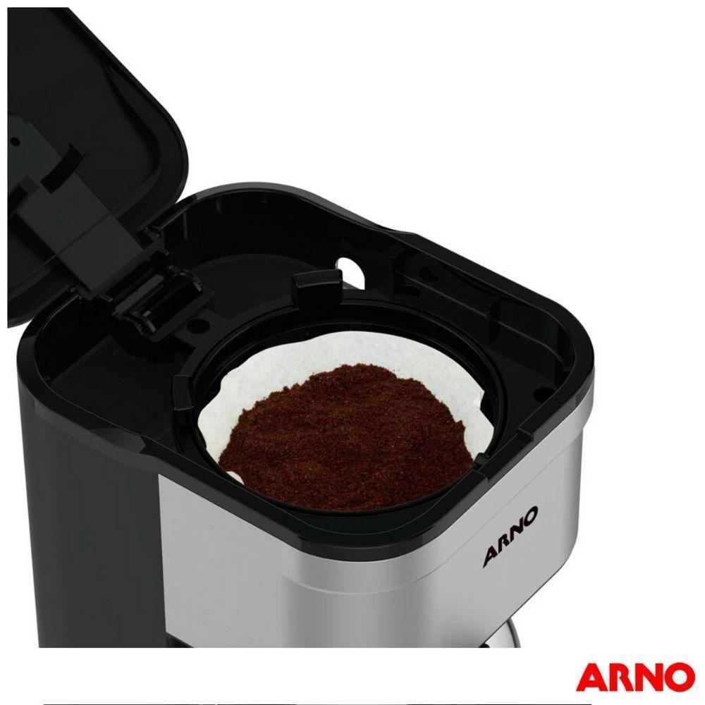 Cafeiteira Arno Preferita Preta Para Cafe Em Po - Cfpf 220v - 2