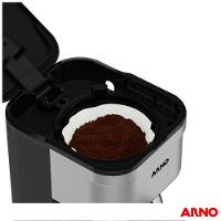 Cafeiteira Arno Preferita Preta Para Cafe Em Po - Cfpf 220v - 2