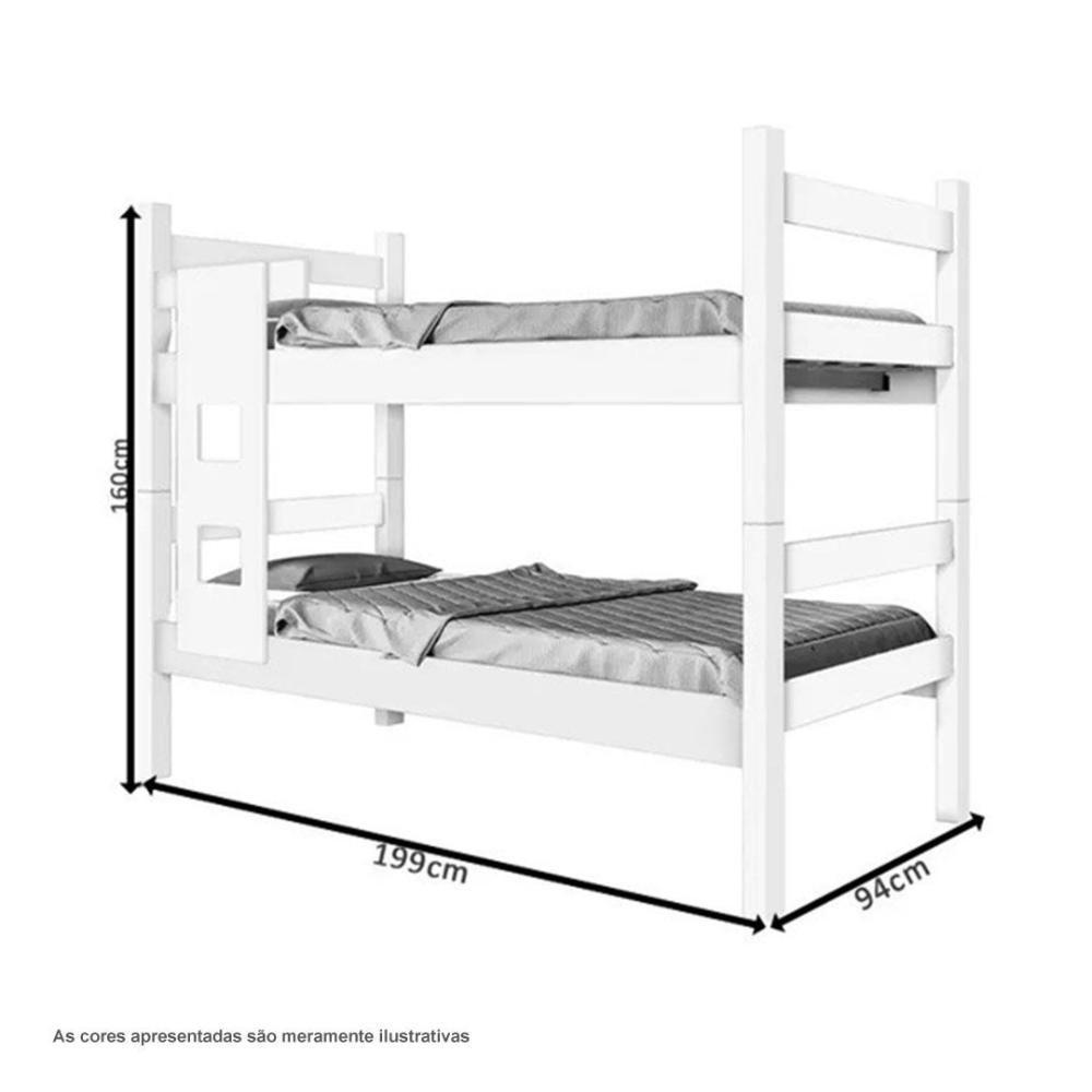 Beliche Versátil Letícia Freijó Com 02 Colchões Cambel - 2