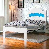 Cama íris Solteiro Branco Com Aplique Cambel - 5