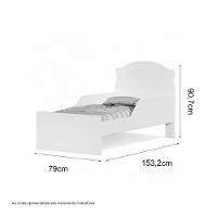 Cama Infantil Lívia Adesivada Cristal Cambel - 2