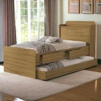 Cama Tamires Baú Freijó Com Auxiliar - 1