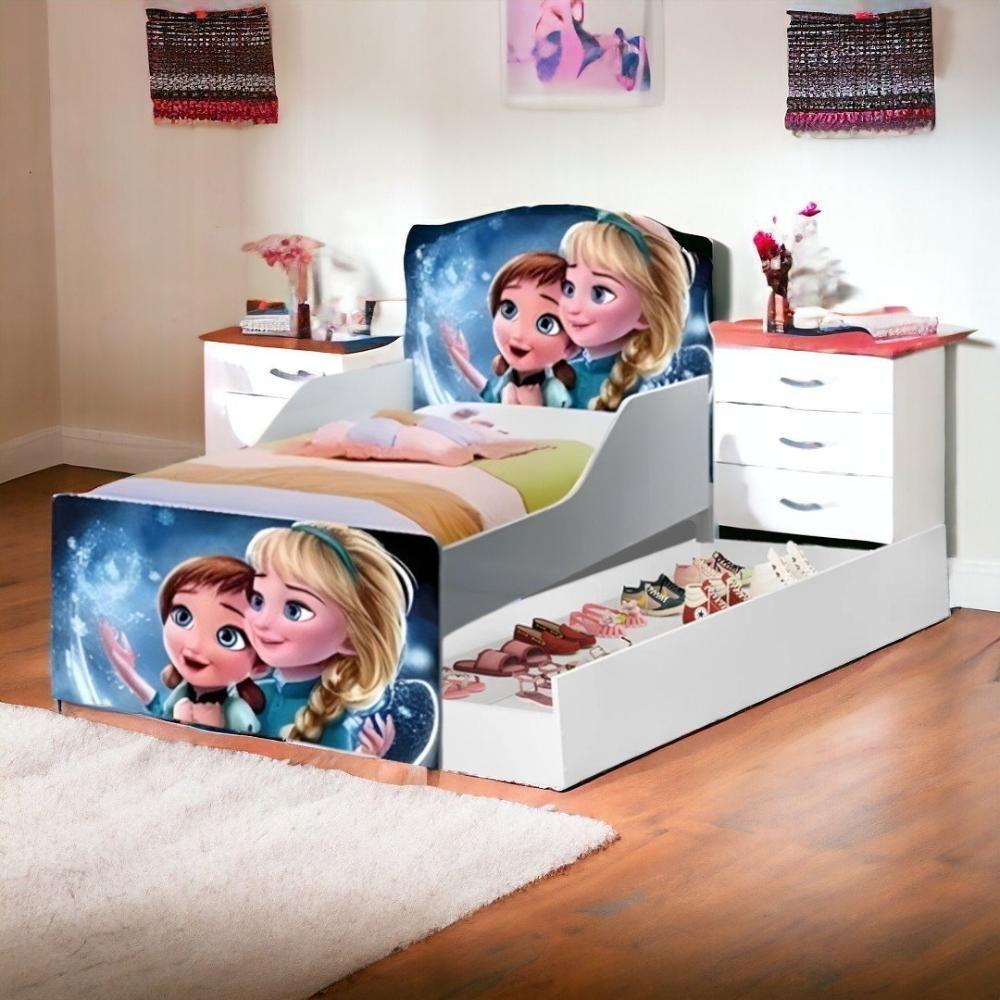 Cama Lívia Cristal Com Auxiliar E 02 Colchões Cambel - 1